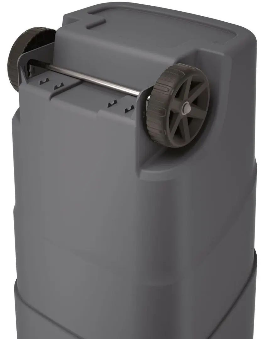 Уличный контейнер для мусора Prosperplast Wheeler 110L (Graphite)