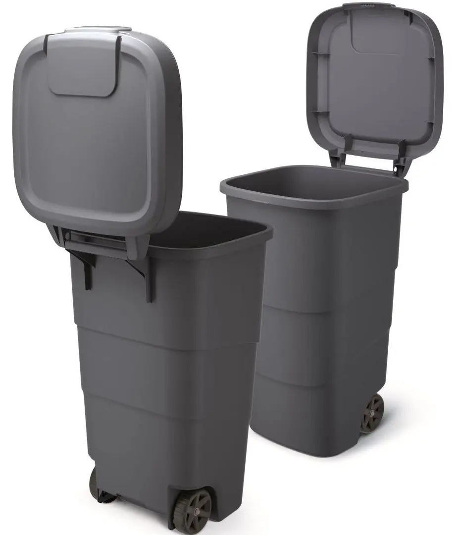 Уличный контейнер для мусора Prosperplast Wheeler 90L (Graphite)