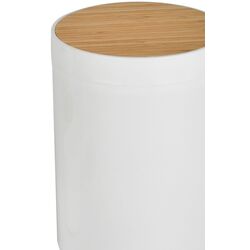 Мусорное ведро RJ Poznan 5L (White/Wood) Thumb