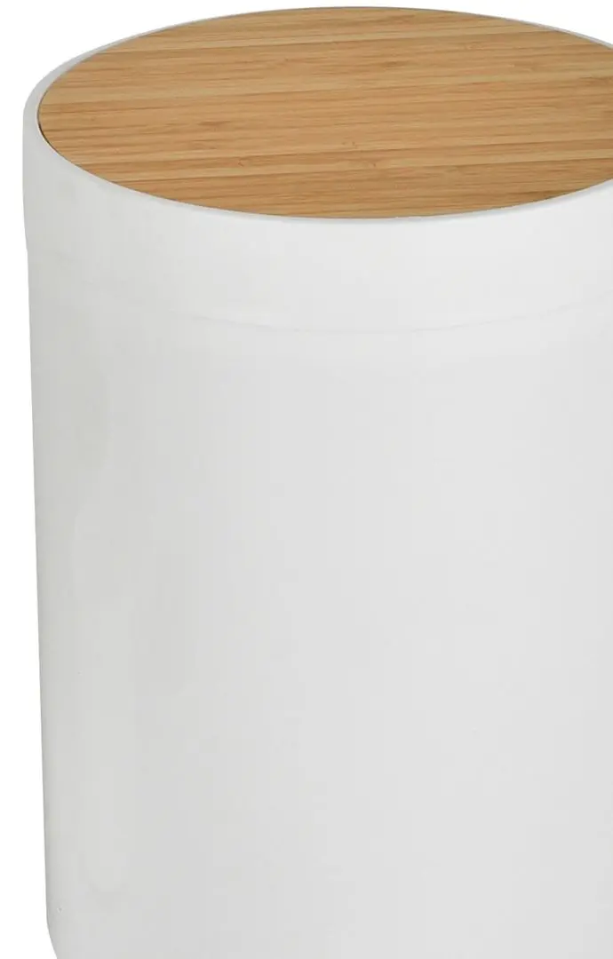 Мусорное ведро RJ Poznan 5L (White/Wood)