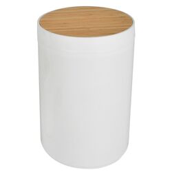 Мусорное ведро RJ Poznan 5L (White/Wood)