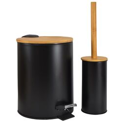 Set cos de gunoi + perie Sepio 9513 (Black/Natural Bamboo) Thumb