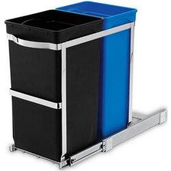 Встраиваемое мусорное ведро Simplehuman CW1016 (Black/Blue)