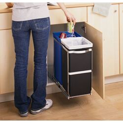 Встраиваемое мусорное ведро Simplehuman CW1016 (Black/Blue) Thumb