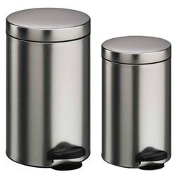 Set cos de gunoi Studio Casa Metal 5+12L (Inox)