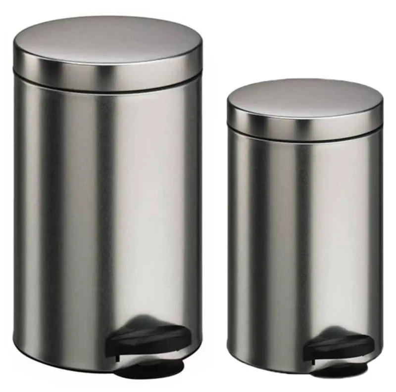 Set cos de gunoi Studio Casa Metal 5+12L (Inox)