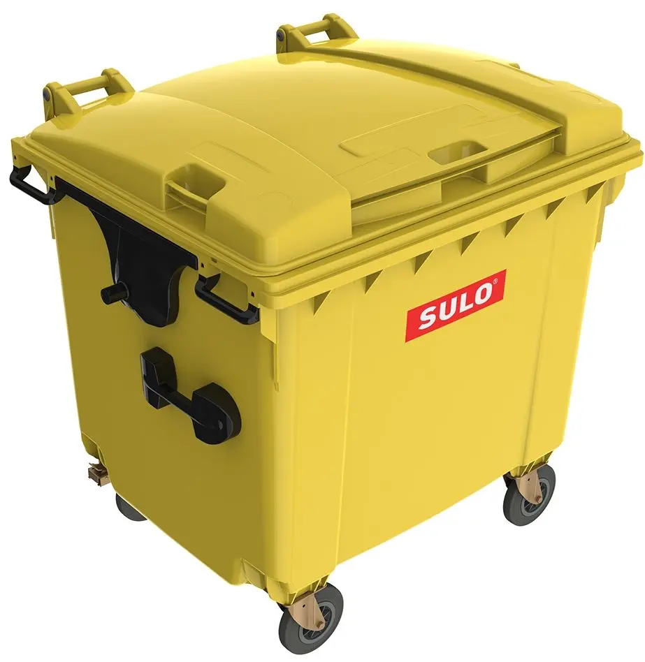 Уличный контейнер для мусора Sulo MGB 1100 FD (Yellow)