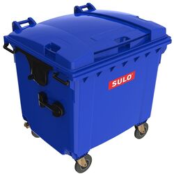 Уличный контейнер для мусора Sulo MGB 1100L FD (Blue)