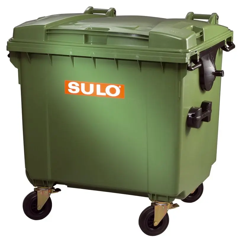 Уличный контейнер для мусора Sulo MGB 1100L FD (Green)