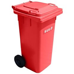 Уличный контейнер для мусора Sulo MGB 120L (Red)