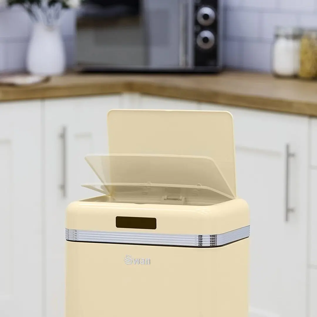 Сенсорное ведро для мусора Swan SWKA4500CN (Cream)