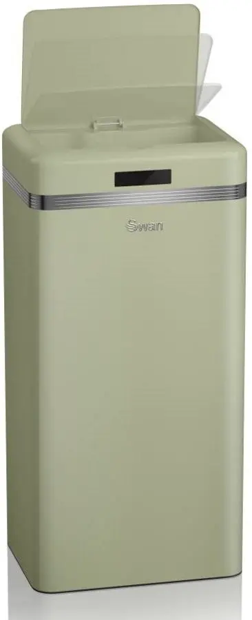 Сенсорное ведро для мусора Swan SWKA4500GN (Green)