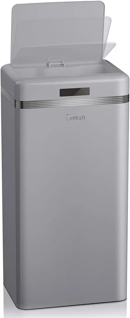 Сенсорное ведро для мусора Swan SWKA4500GRN (Grey)