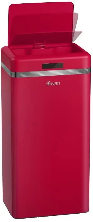 Сенсорное ведро для мусора Swan SWKA4500RN (Red)