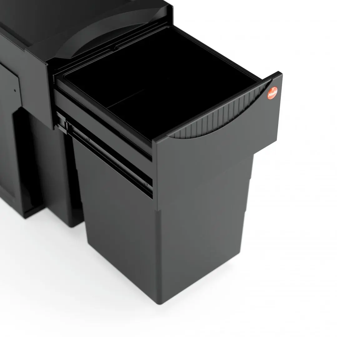Встраиваемое мусорное ведро Tandem 15/15 Black Edition (Black) - 3