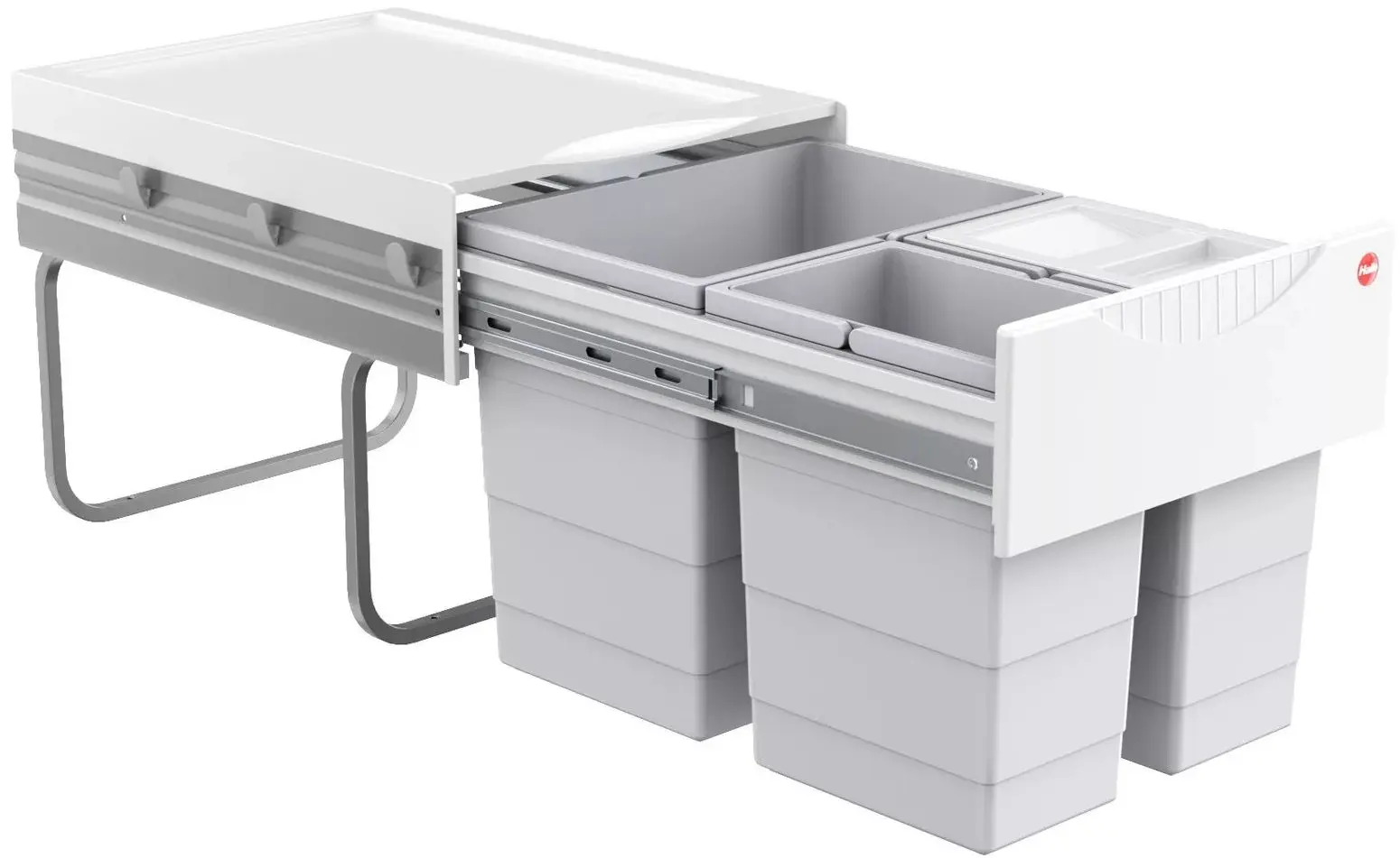 Cos de gunoi incorporabil Tandem 3642131 (Grey)