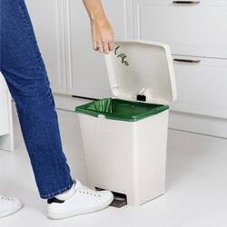 Cos de gunoi Tatay Cubik 23L (White) Thumb