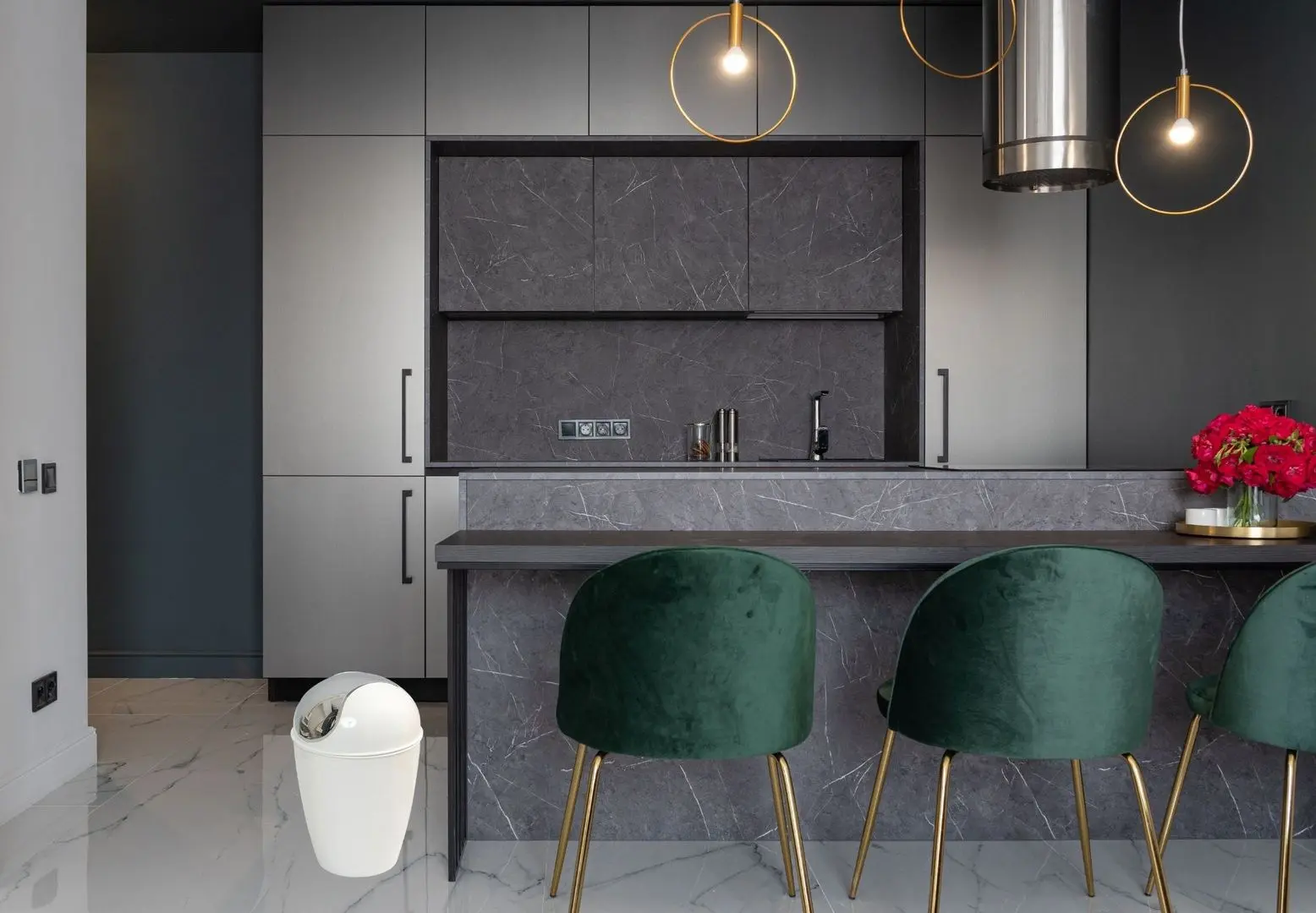 Мусорное ведро Tendance Conical 5.6L (White)