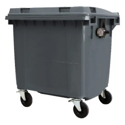 Уличный контейнер для мусора Uniplast 1100L (Dark Gray)
