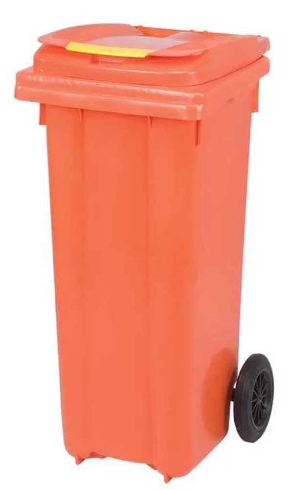 Tomberon pentru deseuri Uniplast 120L (Orange)