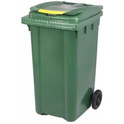 Уличный контейнер для мусора Uniplast 240L (Green)