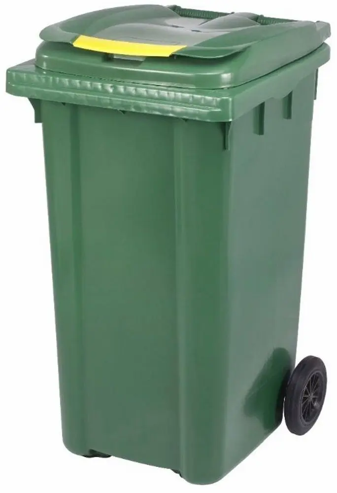 Уличный контейнер для мусора Uniplast 240L (Green)