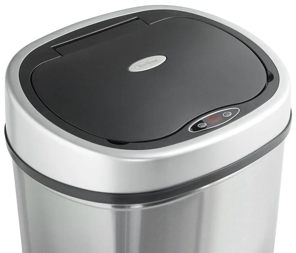 Сенсорное ведро для мусора VonHaus 3007713 50L (Inox/Black)