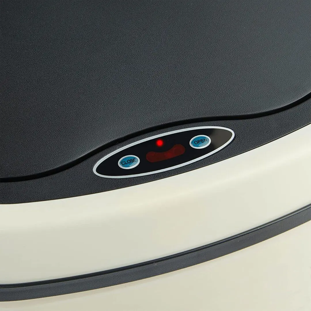 Сенсорное ведро для мусора VonHaus 3007715 50L (Cream/Black) - 7