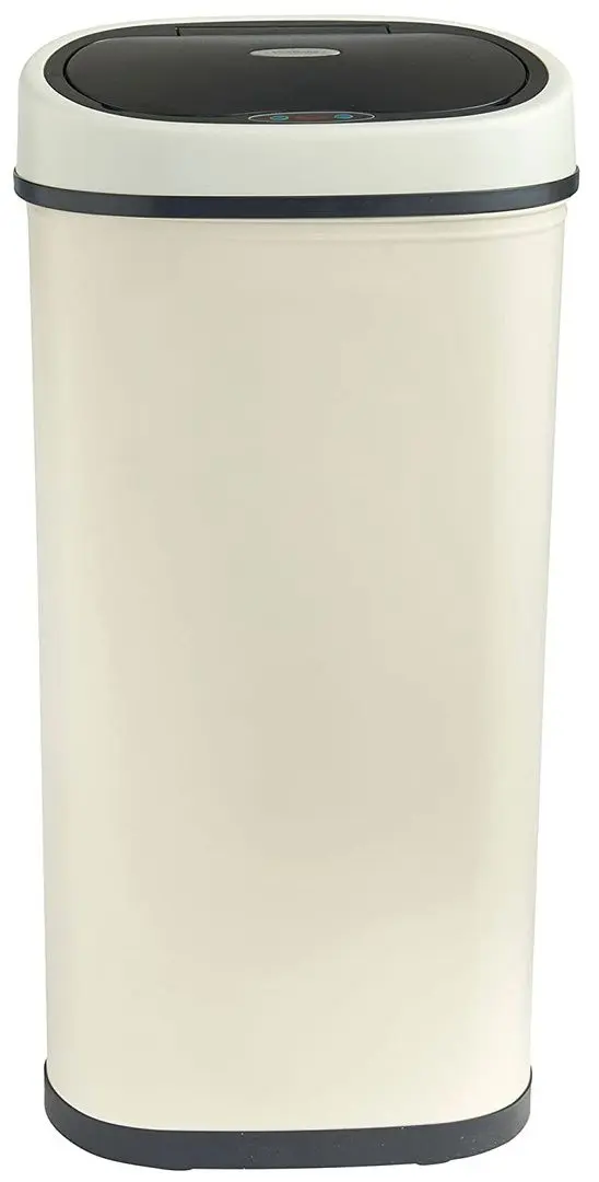 Сенсорное ведро для мусора VonHaus 3007715 50L (Cream/Black)