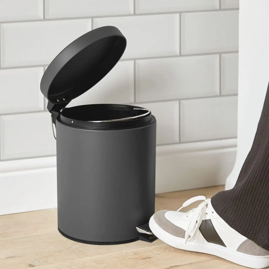 Ведро для мусора VonHaus 1000282 5L (Grey)