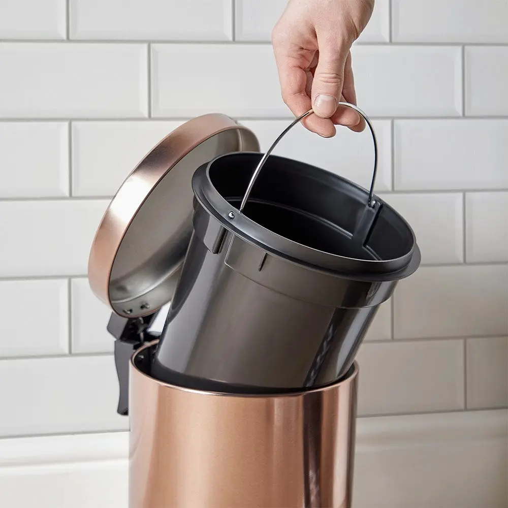 Ведро для мусора VonHaus 1000283 5L (Rose Gold)