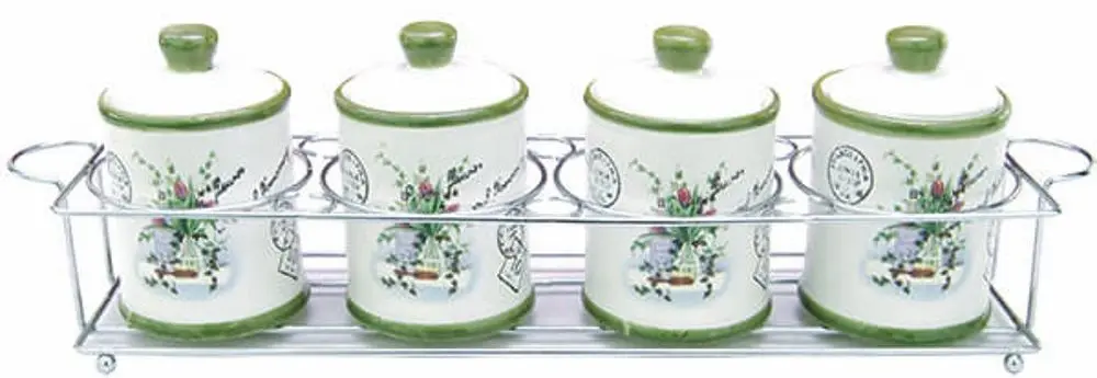 Набор для специй Maestro Mr-20065-04CS (White/Green)