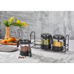 Set recipiente pentru condimente Hane HN-2515 (Black) Thumb