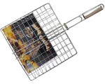 Plasă pentru grătar BBQ 37849 30х33 (Inox)