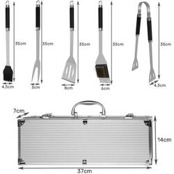 Set pentru gratar Kaminer 18307 (Inox) Thumb