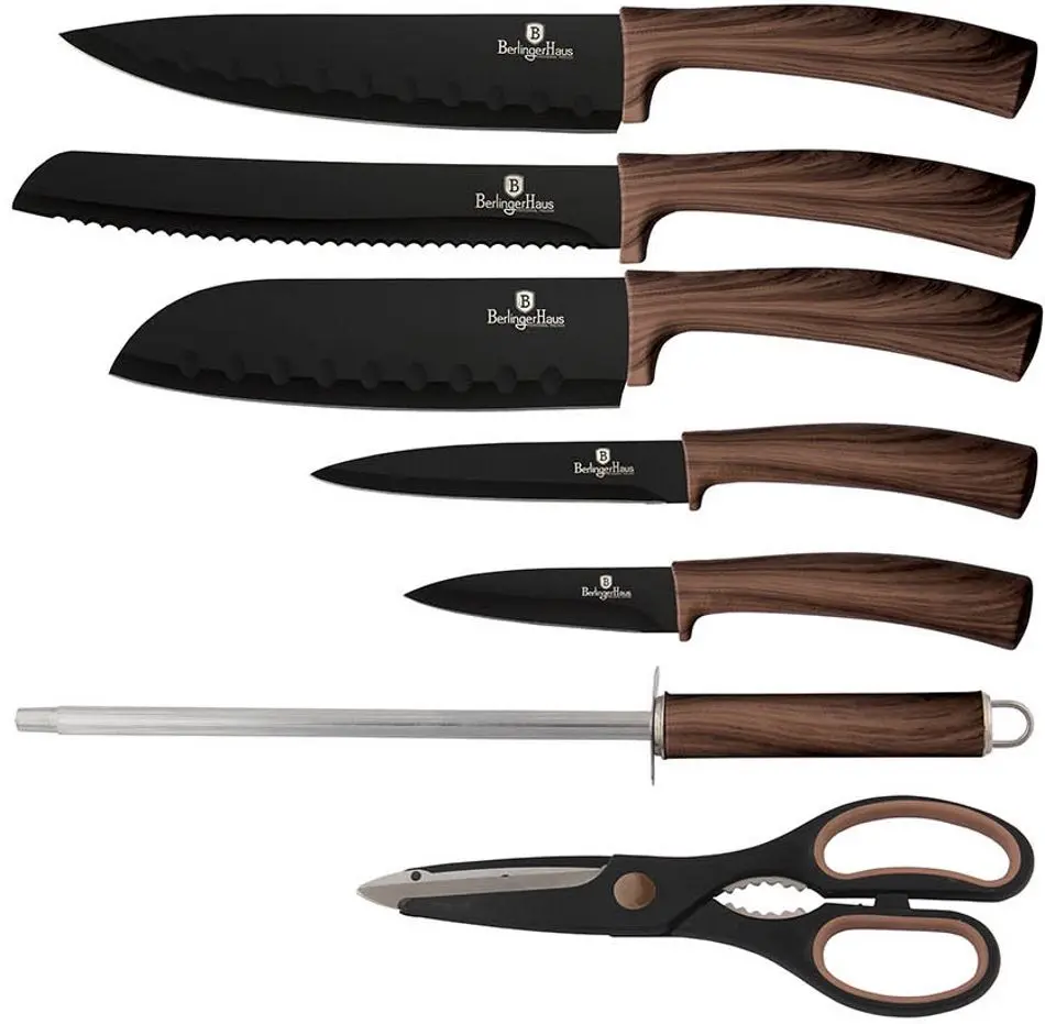 Набор ножей Berlinger Haus BH 2285 (Black/Wooden) - 2