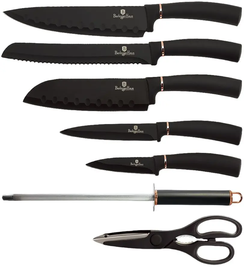 Набор ножей Berlinger Haus BH 2421 (Black/Rose Gold) - 2