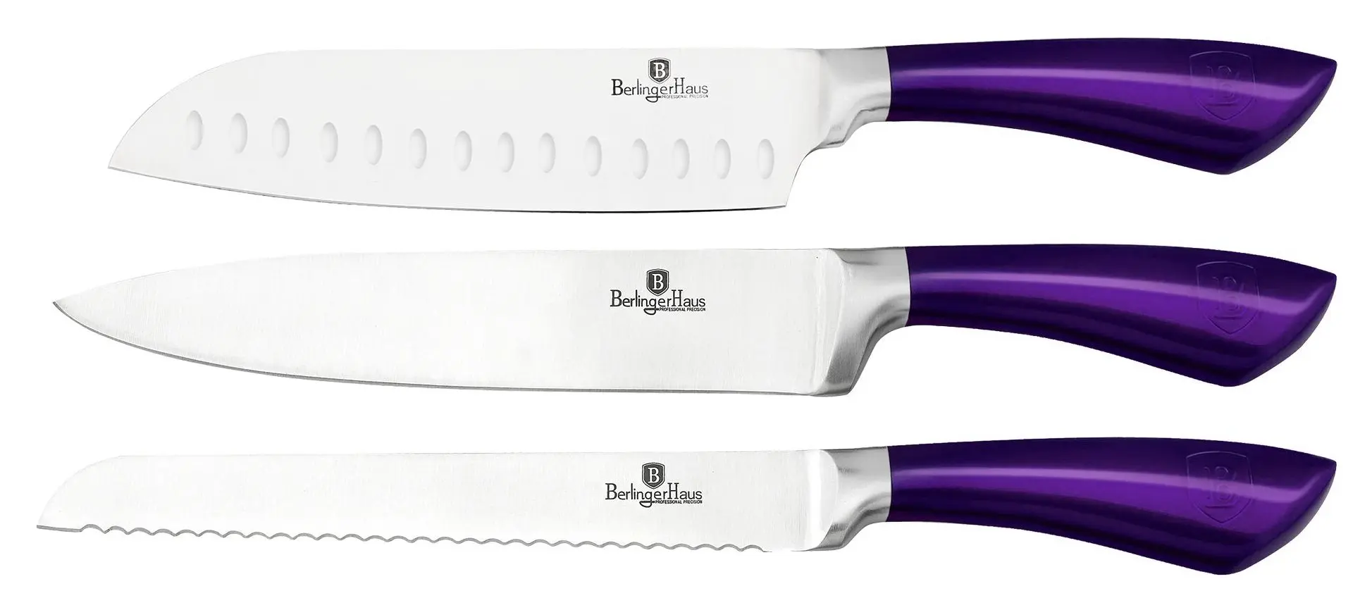 Набор ножей Berlinger Haus Eclipse BH 2669 (Inox/Purple)