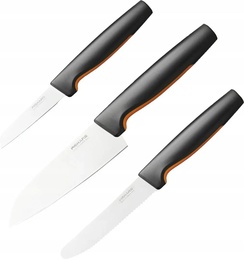 Set de cutite Fiskars Functional Form 1057556 (Black/Orange)