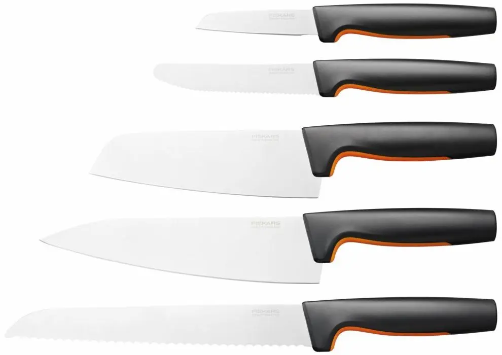 Set de cutite Fiskars Functional Form 1057558 (Black/Orange)