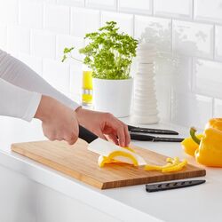 Set cutite Ikea Hackig 3 piese (Negru/Alb) Thumb