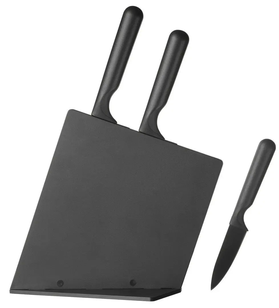 Set cuţite Ikea Jamfora (Negru)