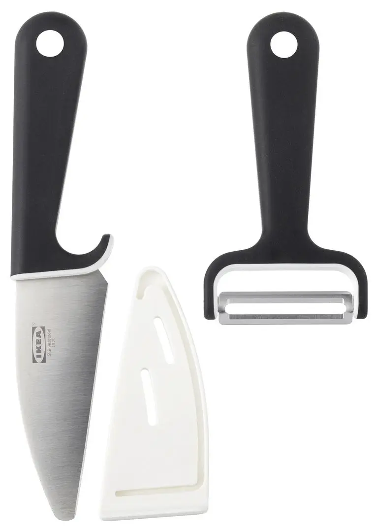 Set cutite Ikea Smabit (Negru/Alb)