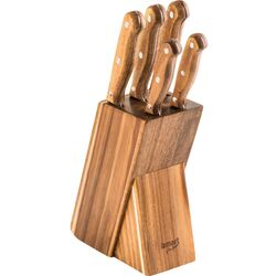 Set de cutite Lamart Wood LT2080 (Inox/Brown)