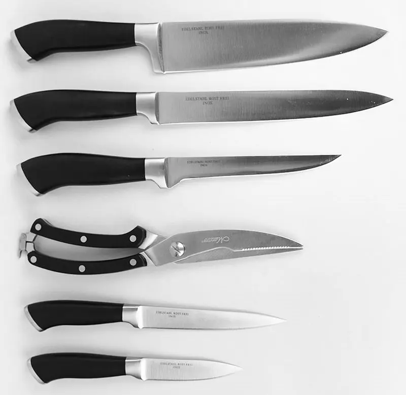 Набор ножей Maestro Mr-1421 (Black/Inox)