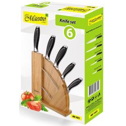 Набор ножей Maestro MR-1425 (IBlack/Inox) Thumb