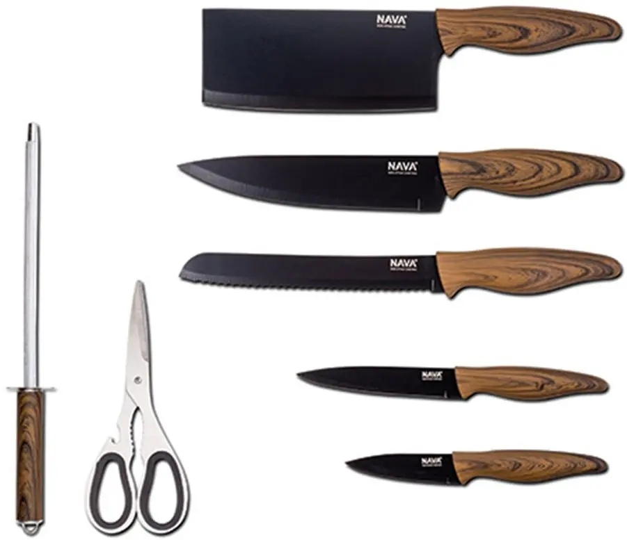 Set de cutite Nava 10-167-004 (Inox/Wooden) - 2