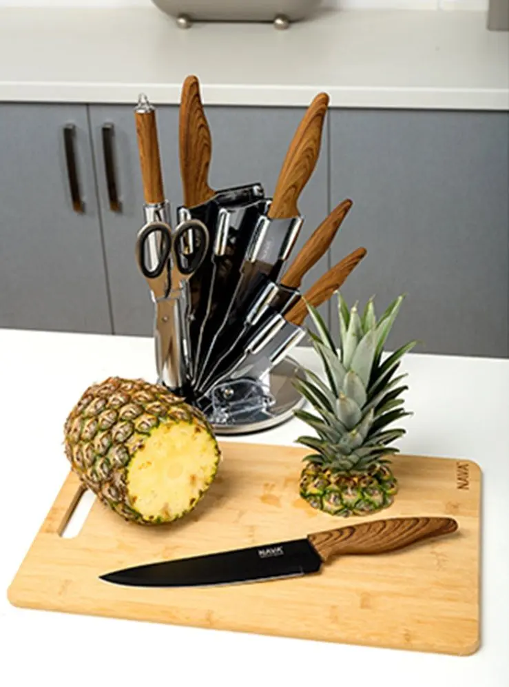 Set de cutite Nava 10-167-004 (Inox/Wooden) - 3