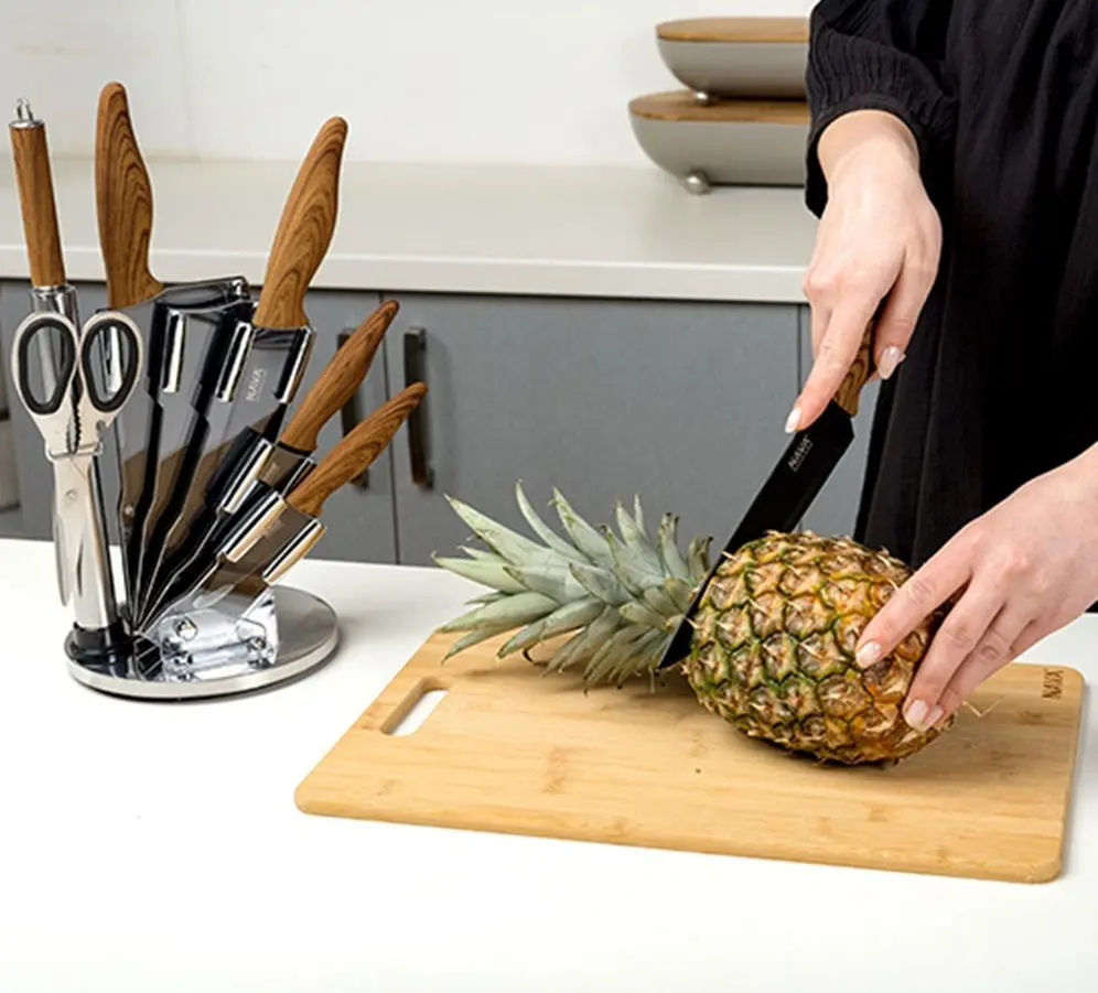 Set de cutite Nava 10-167-004 (Inox/Wooden) - 5