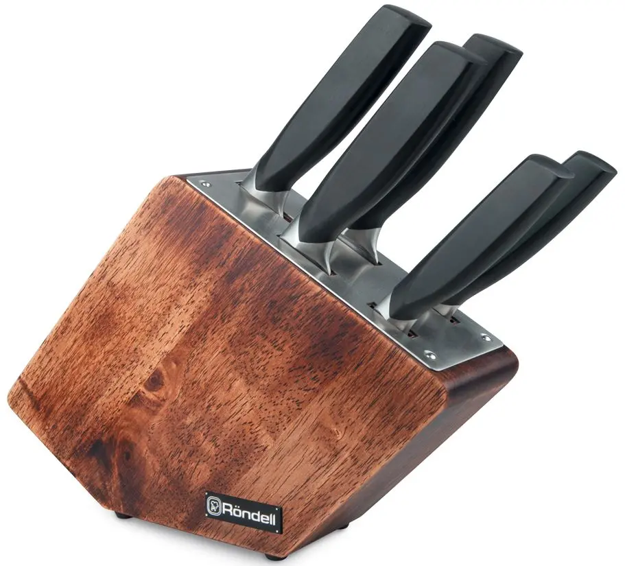 Set de cutite Rondell Lincor RD-482 (Inox/Black)